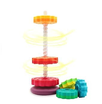 Amazon.com: LUCKFUTURE Educational Spinning Stacking Toys